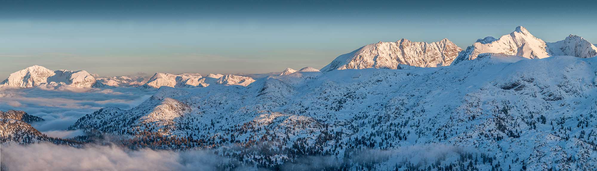 Winterpanorama vom Weitschartenkopf nach Süden @Kuse Aichhorn